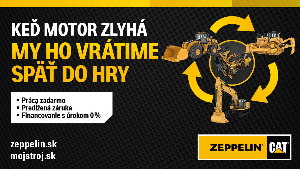Program výmeny motorov CAT REMAN