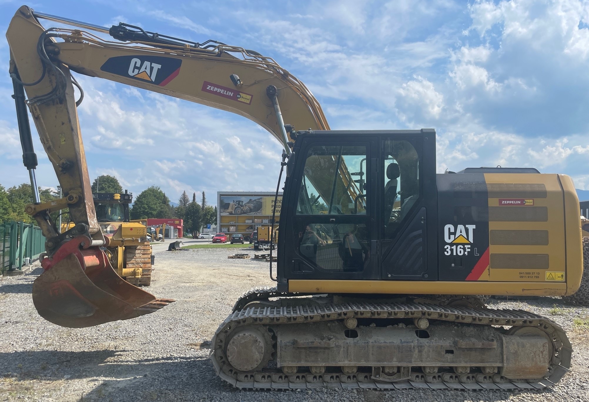 Pásové rýpadlo Caterpillar 316F L