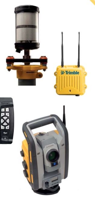 3D UTS – systém GCS900 (riadenie univerzálnou totálnou stanicou)