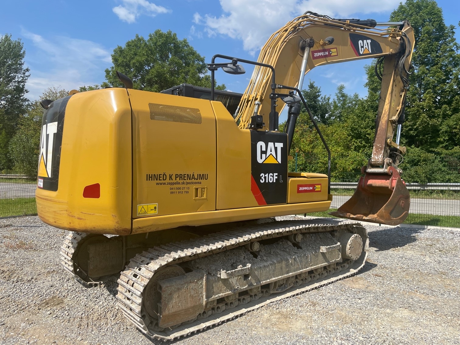 Pásové rýpadlo Caterpillar 316F L