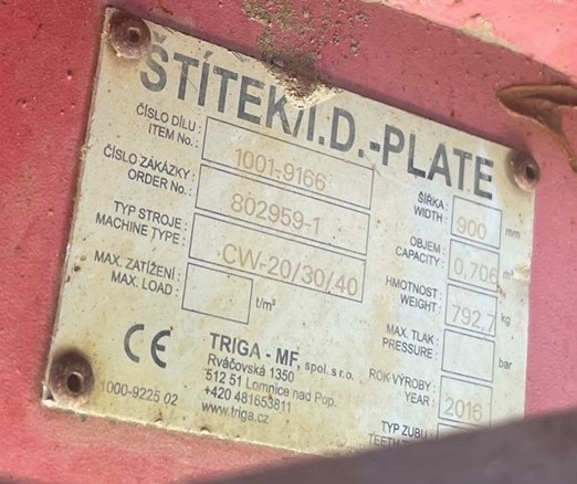 Pásové rýpadlo Caterpillar 316F L